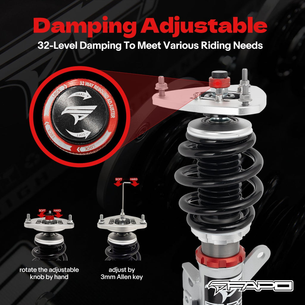 PF Custom 32-Level Damping Coilover for Toyota 86/GT86/FT86 1st Gen ZN6/ZC6 2012-2020 PF000430-CUSTOM