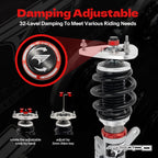 PF Custom 32-Level Damping Coilover for Toyota 86/GT86/FT86 1st Gen ZN6/ZC6 2012-2020 PF000430-CUSTOM