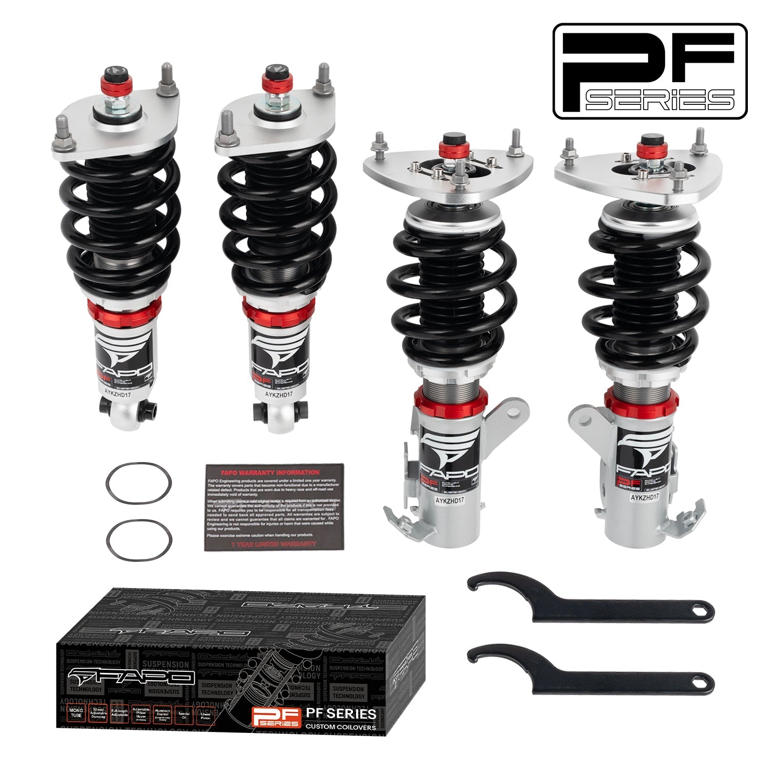 32-Level Damping Coilover for Toyota 86/GT86/FT86 1st Gen ZN6/ZC6 2012-2020 PF000430