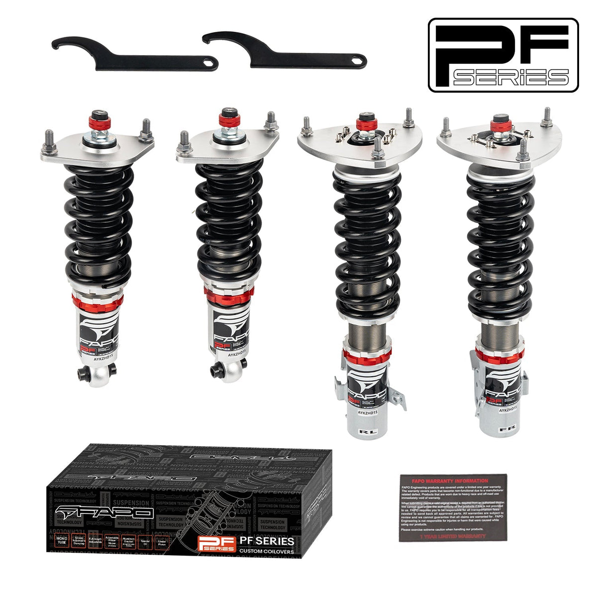 PF Custom 32-Level Damping Coilover For Subaru Impreza GH/GE / WRX GR/GV 2008-2014 / GJ/GP 2012-2016 PF000830-CUSTOM