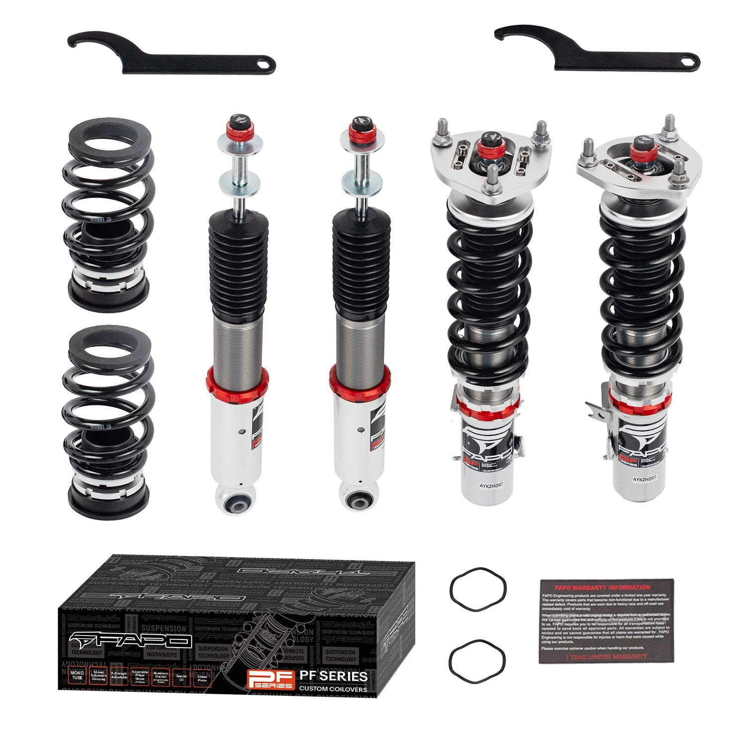 32-Level Damping Coilover for 2006-2011 Honda Civic Si EX LX Sedan PF002030
