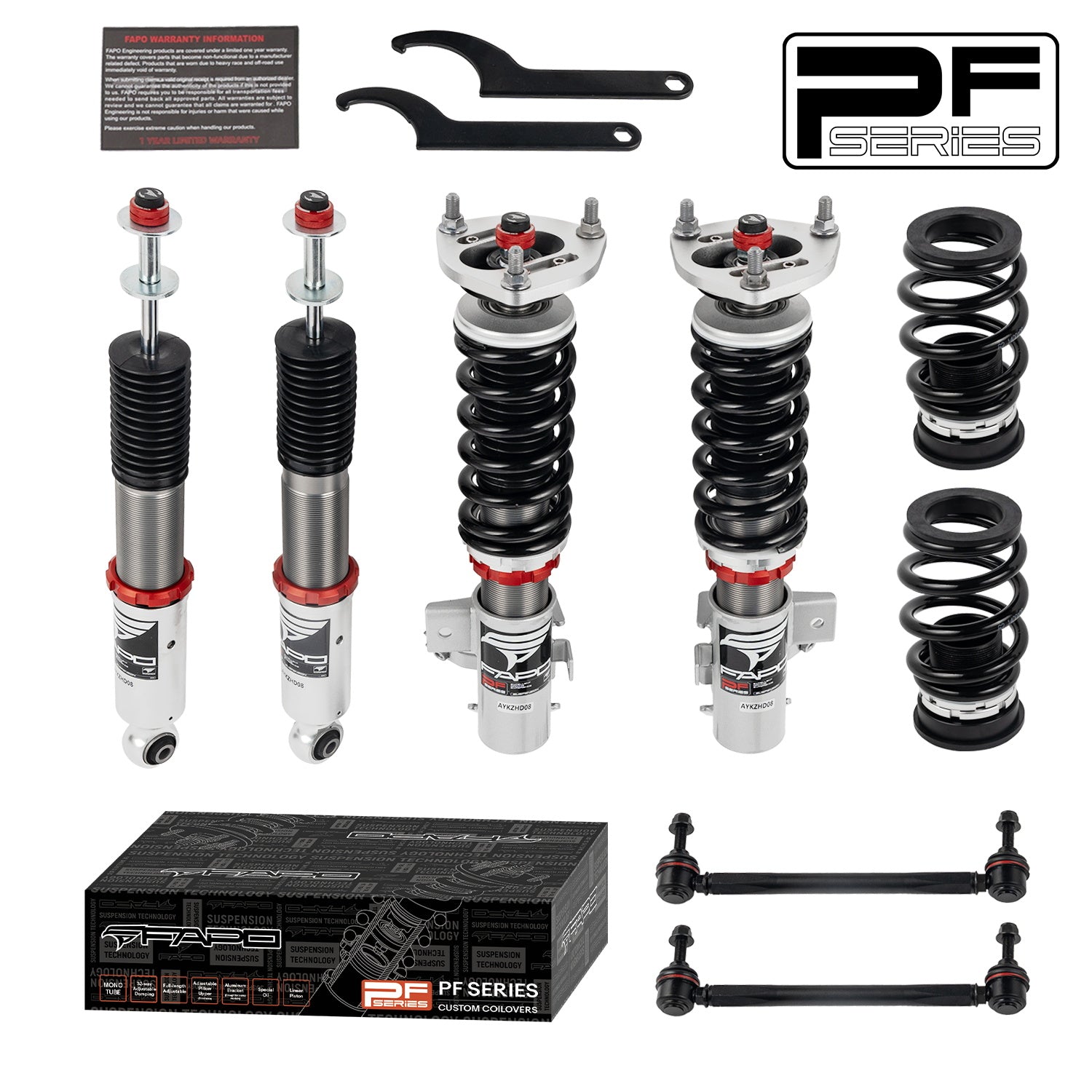 32-Level Damping Coilover for 2012-2015 Honda Civic FG/FB/ FG/FB & Acura ILX DE2 2016-2019 PF002530