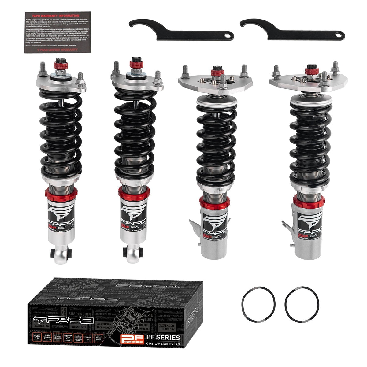 PF Custom 32-Level Damping Coilover For Mitsubishi Lancer 9th Gen CS3A 2007-2017 PF003530-CUSTOM