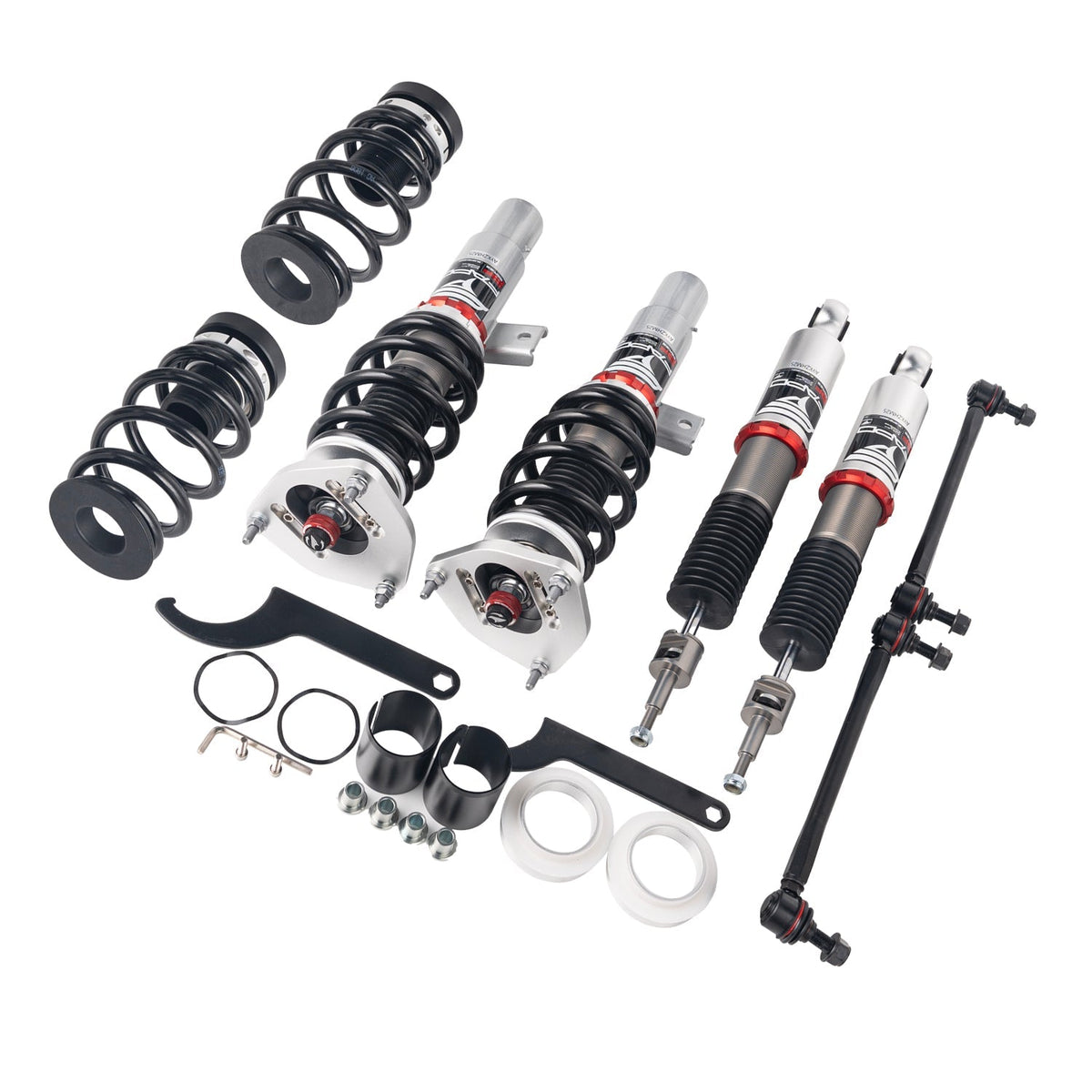 PF Custom 32-Level Damping Coilover for VW MK5/MK6 A5/A6 2003-2019 Golf/ Jetta / Eos / Beetle / Scirocco / Skoda Octavia / Seat Leon PF004130-CUSTOM