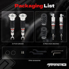 32-Level Damping Coilover for Volkswagen Passat FWD B5G/B5.5 1996-2005 & Skoda Superb 1st Gen B5 2001-2008 PF004730