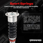 PF Custom 32-Level Damping Coilover for Volkswagen Passat FWD B5G/B5.5 1996-2005 & Skoda Superb 1st Gen B5 2001-2008 PF004730-CUSTOM