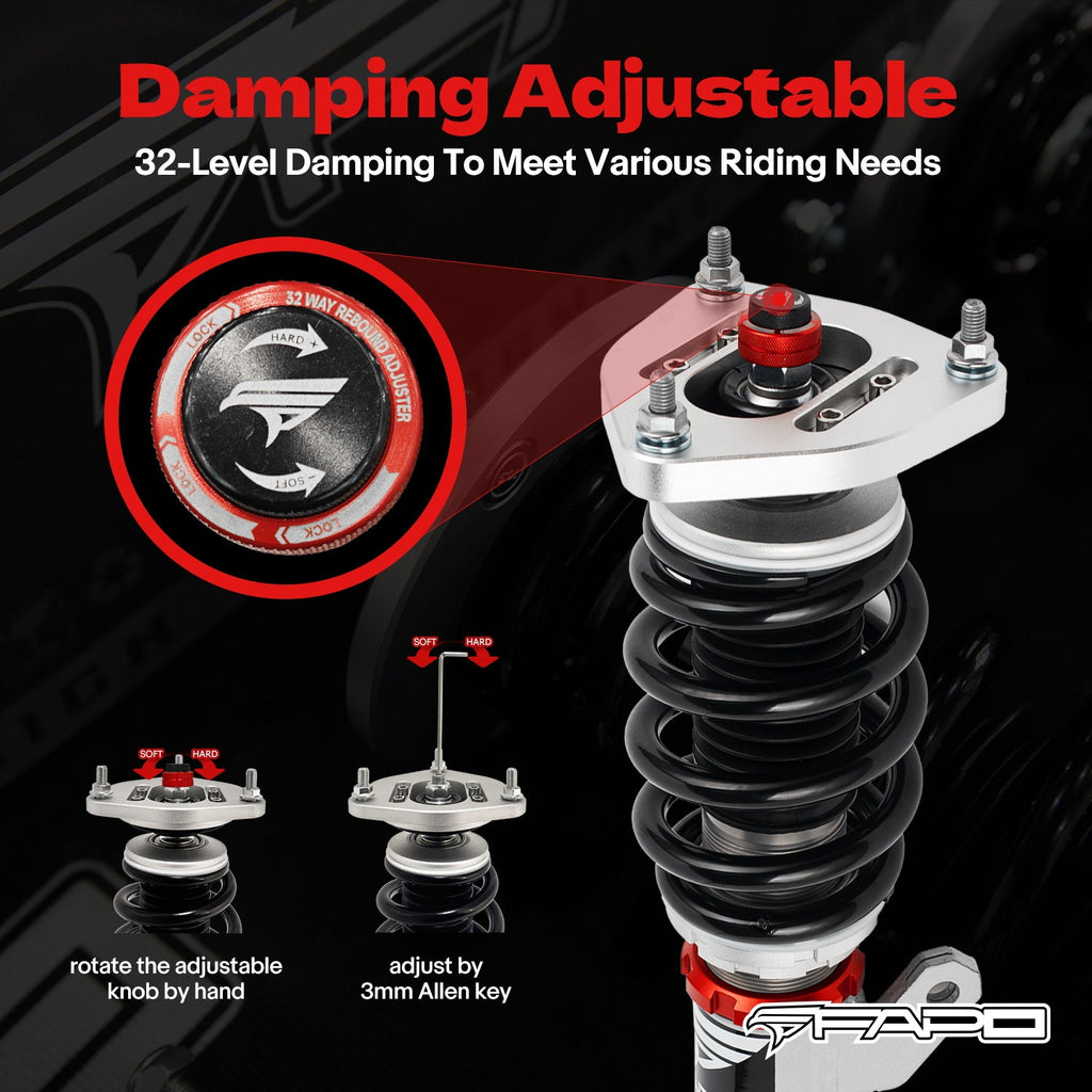 32-Level Damping Coilover for BMW F20/F21/F22 / F23/F32/F33/F36 2011-2021 & BMW 1 Series/BMW 2 Series/BMW 4 Series 2011-2021 PF086530