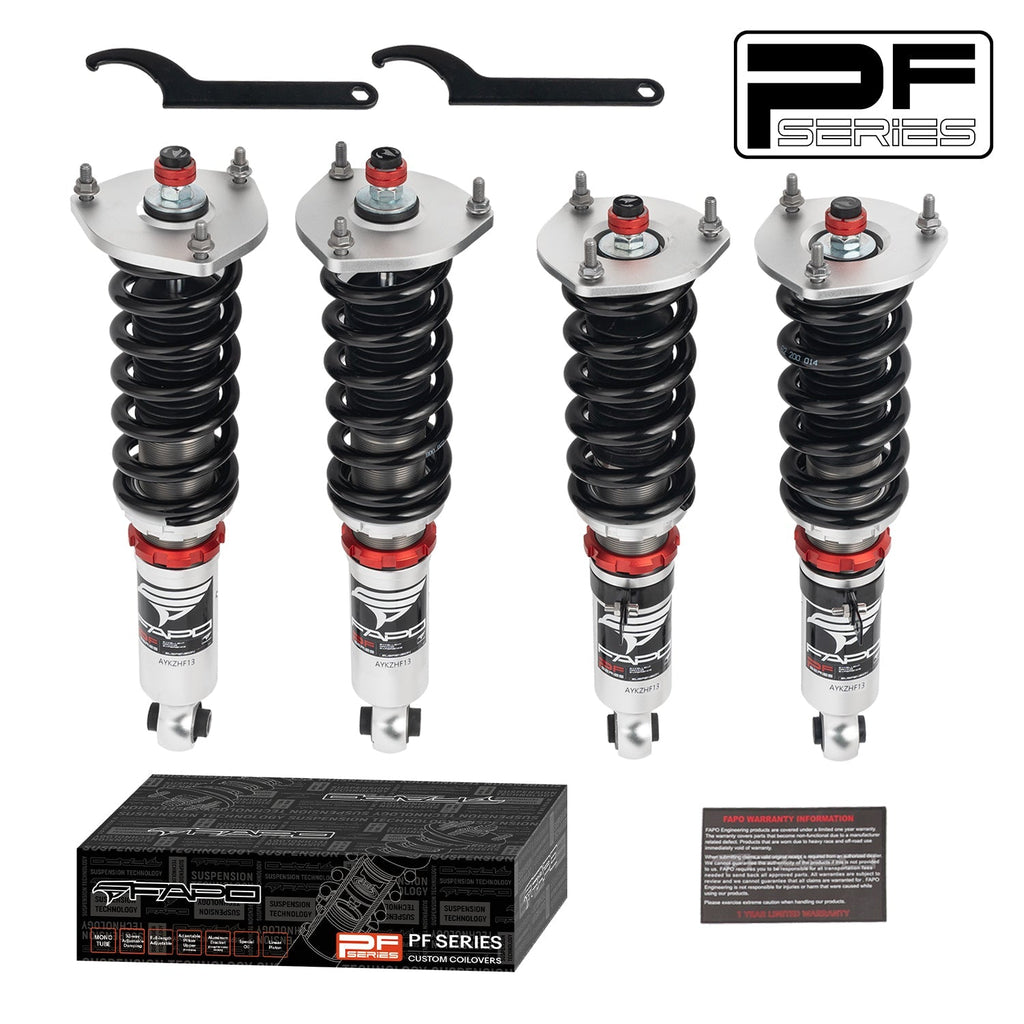 PF Custom 32-Level Damping Coilover For Toyota Mark II JZX90 1992-1996 / JZX100 1996-2000 / Chaser X90/X100 PF005130-CUSTOM