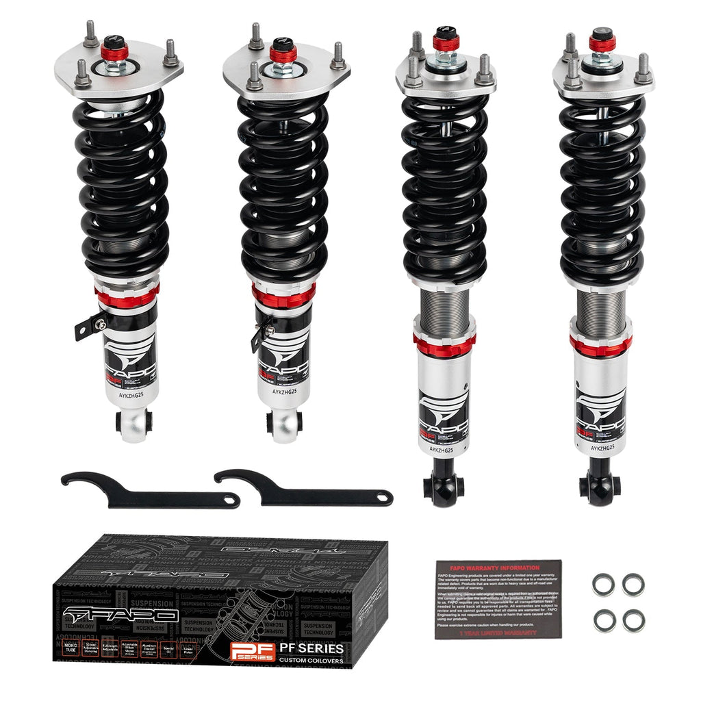 PF Custom 32-Level Damping Coilover for 1998-2007 Toyota Altezza / Mark II / Verossa JZX110 PF005230-CUSTOM