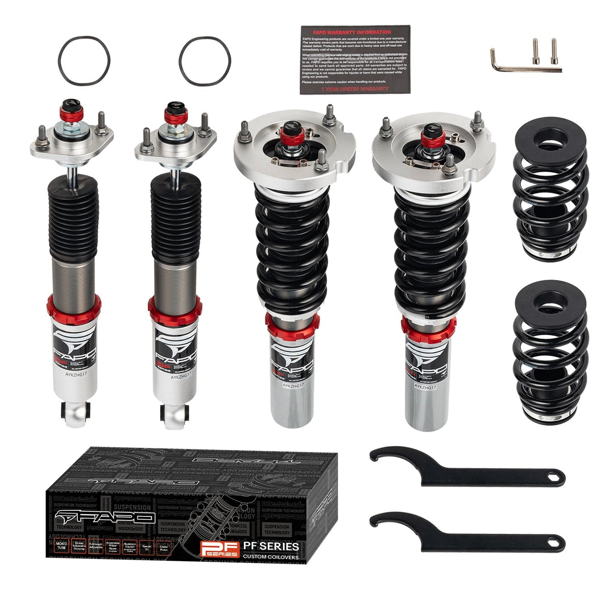 PF Custom 32-Level Damping Coilover for 1982-1994 BMW 3 Series E30 51mm PF006230-CUSTOM
