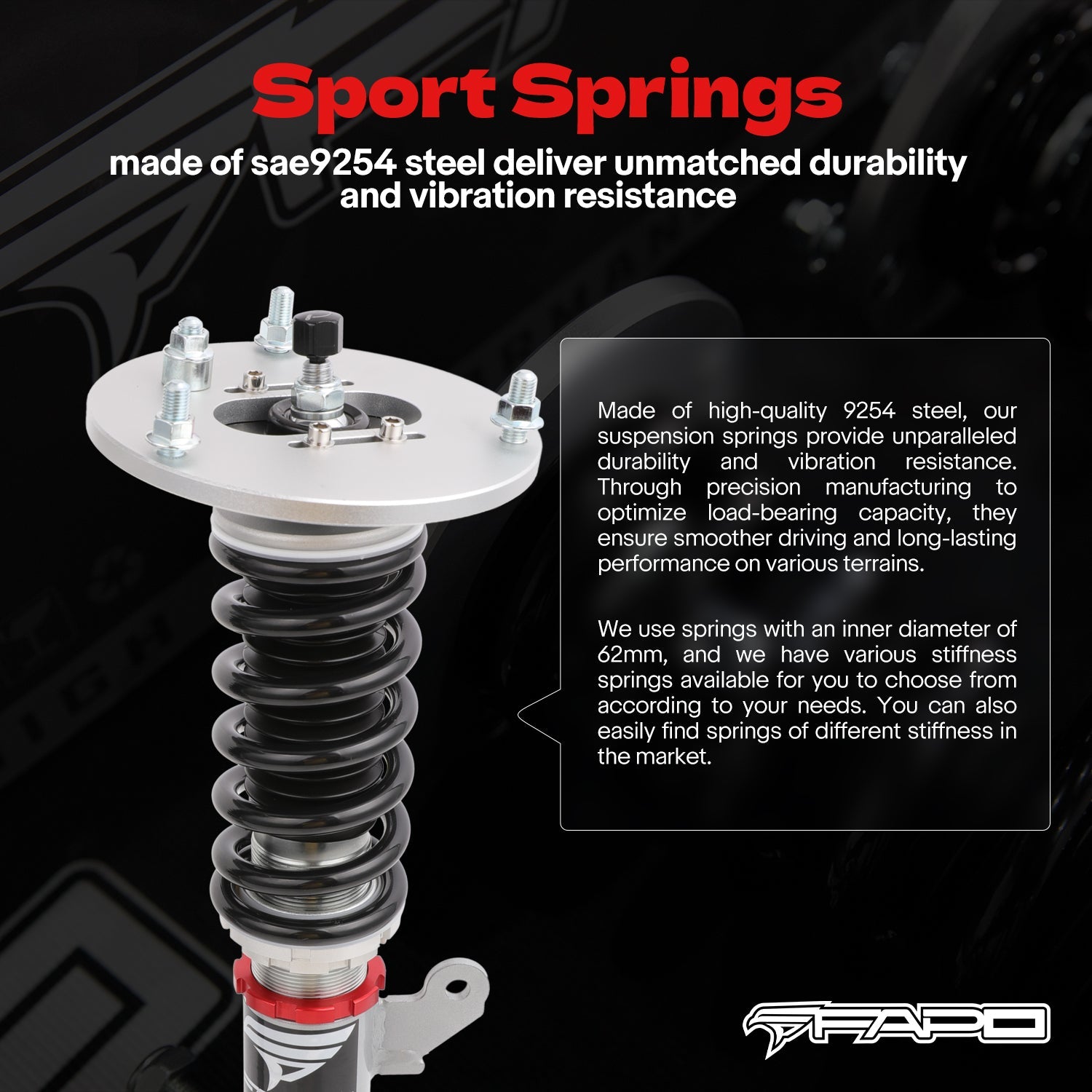 32-Level Damping Coilover for BMW 3-Series F30 328i 335i 2013-2019/BMW 4 Series 2013-2020 PF006530
