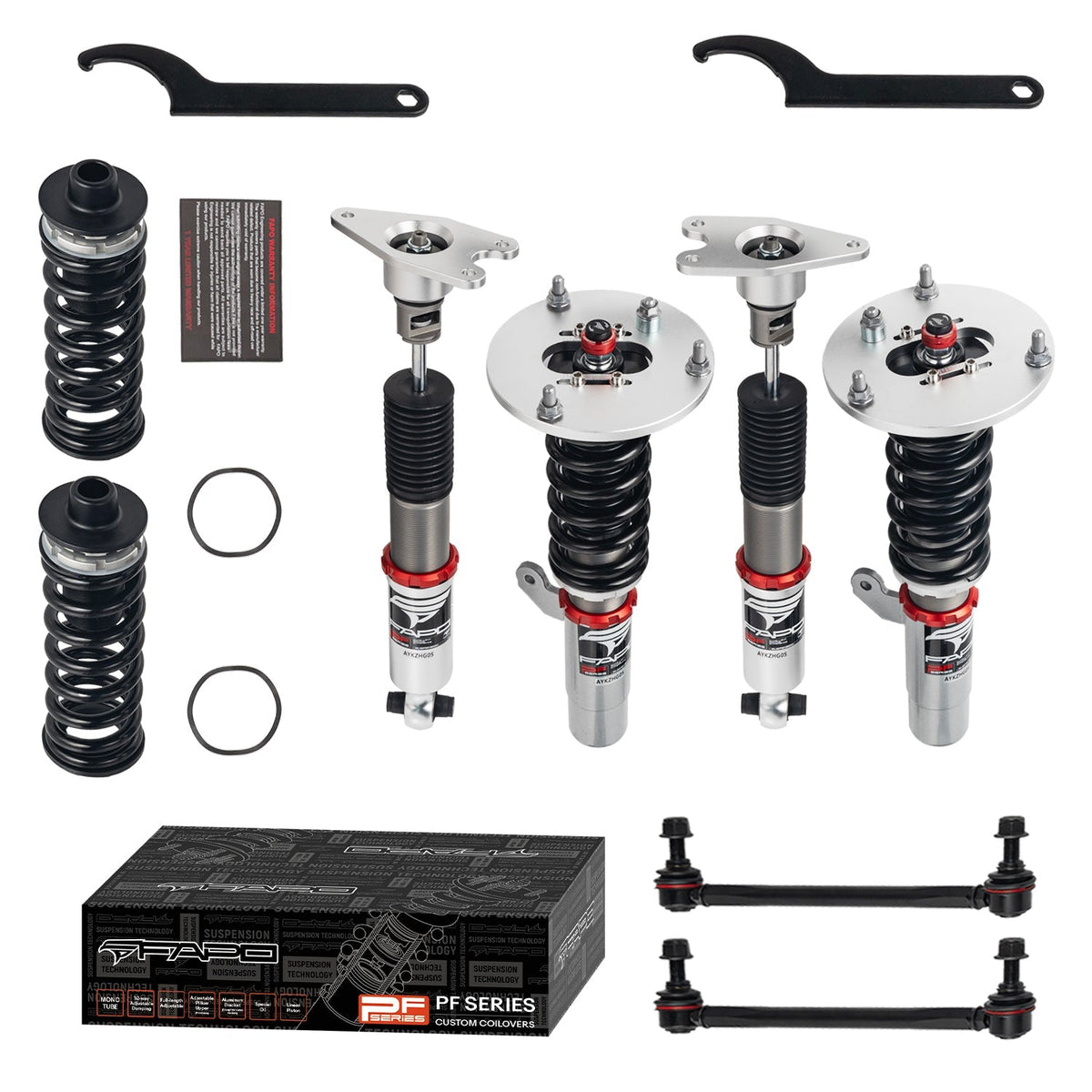 PF Custom 32-Level Damping Coilover for BMW 3-Series F30 328i 335i 2013-2019/BMW 4 Series 2013-2020 PF006530-CUSTOM