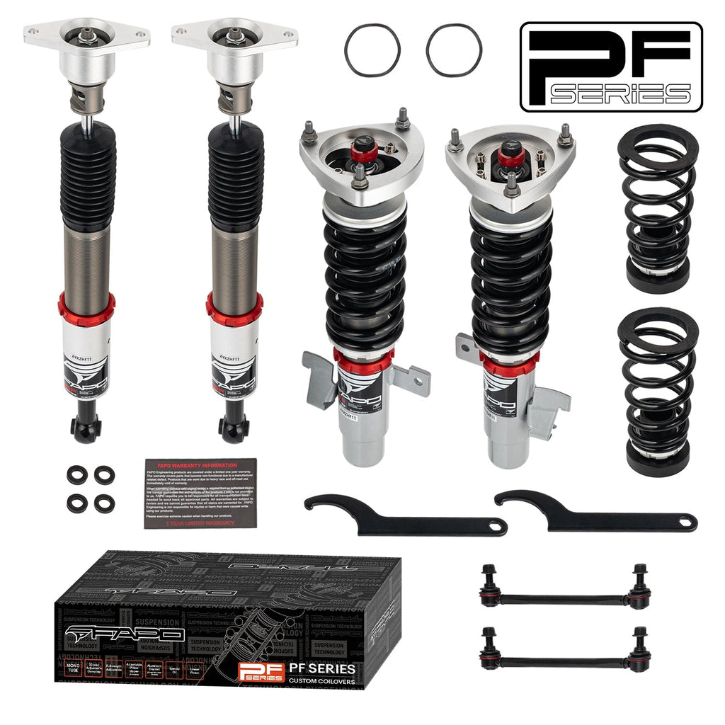 PF Custom 32-Level Damping Coilover For Mazda 3 BK 2003-2013 / Mazdaspeed3 2007-2009 / Ford Focus MK2 2005-2014 PF007930-CUSTOM