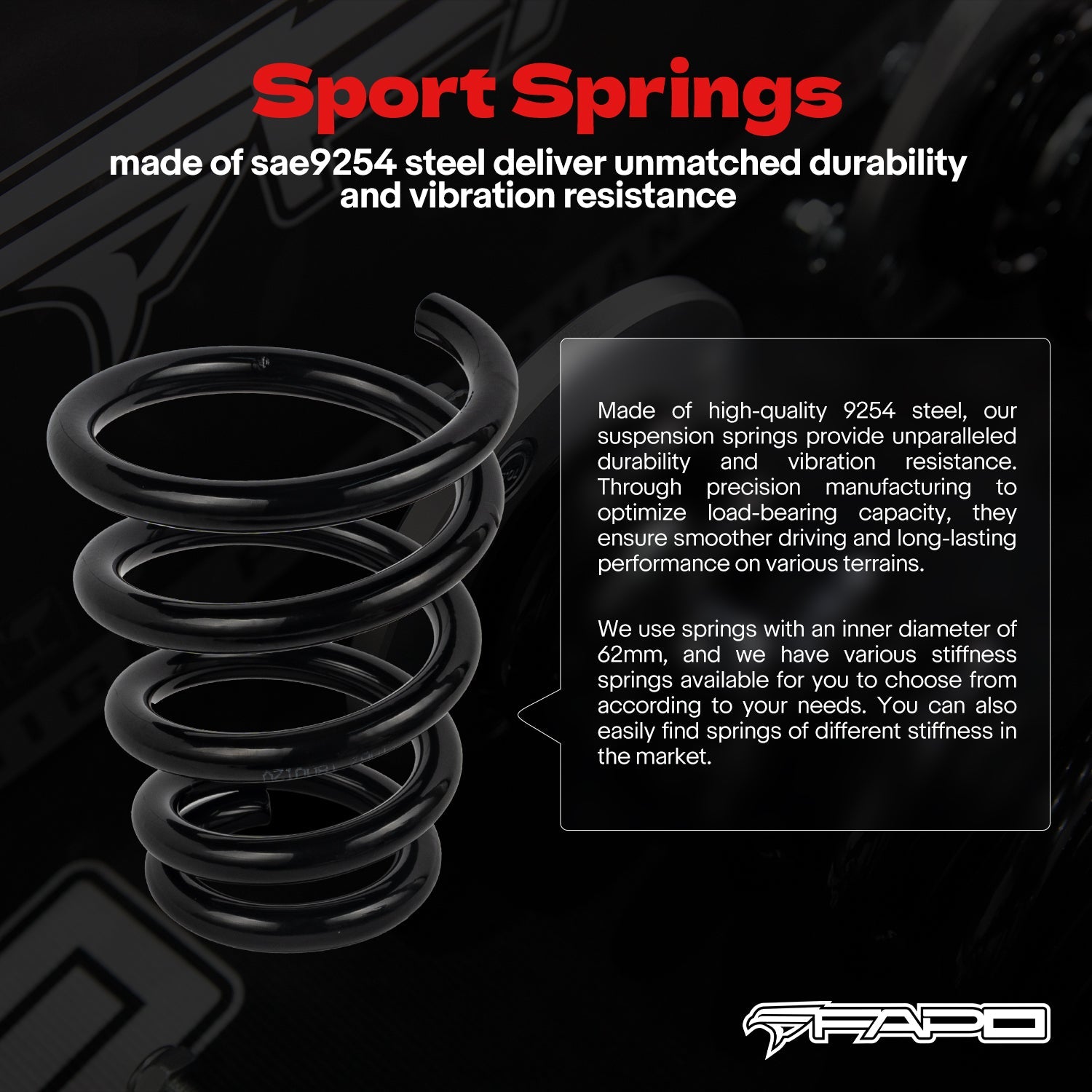 32-Level Damping Coilover for Pontiac G8 2008-2009 sedan & Holden Caprice 3rd Gen VM 2006-2013 PF008030