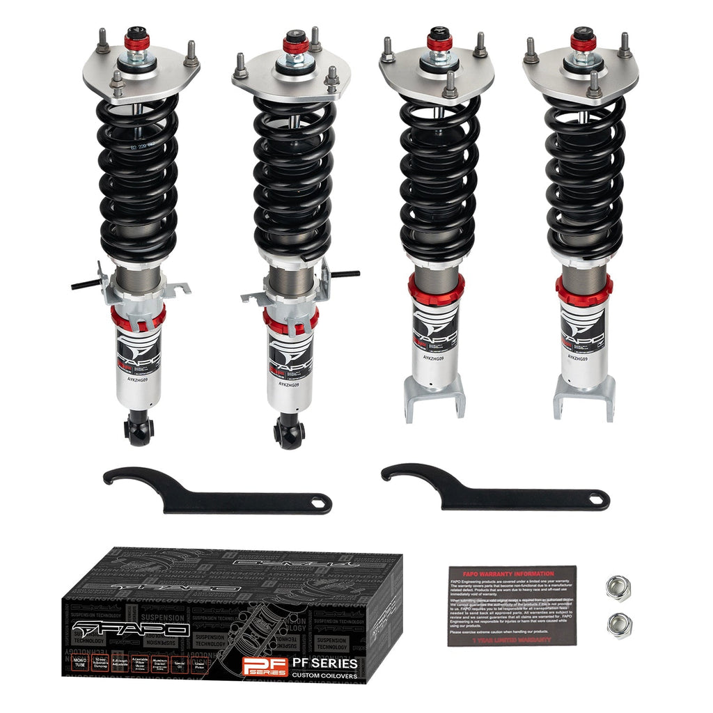 PF Custom 32-Level Damping Coilover for 2011-2020 Infiniti M37 M56 Q50 Q60 Q70 V37/Y51 PF008130-CUSTOM