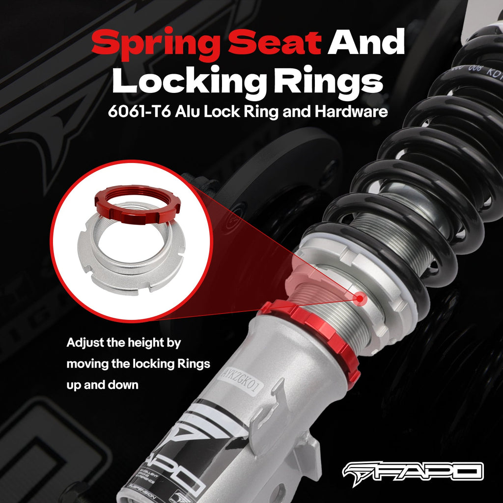 32-Level Damping Coilover for 1998-2006 Subaru Legacy BE/BH / Outback / Baja BT PF010430