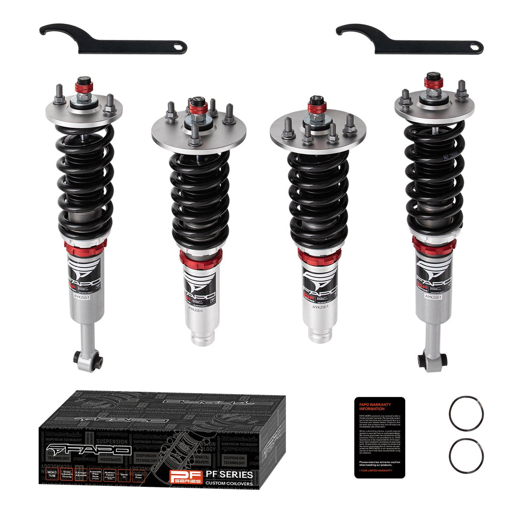 32-Level Damping Coilover for Honda Accord 1998-2002, Acura CL 2000-2003 & Acura TL 1999-2003 PF012130