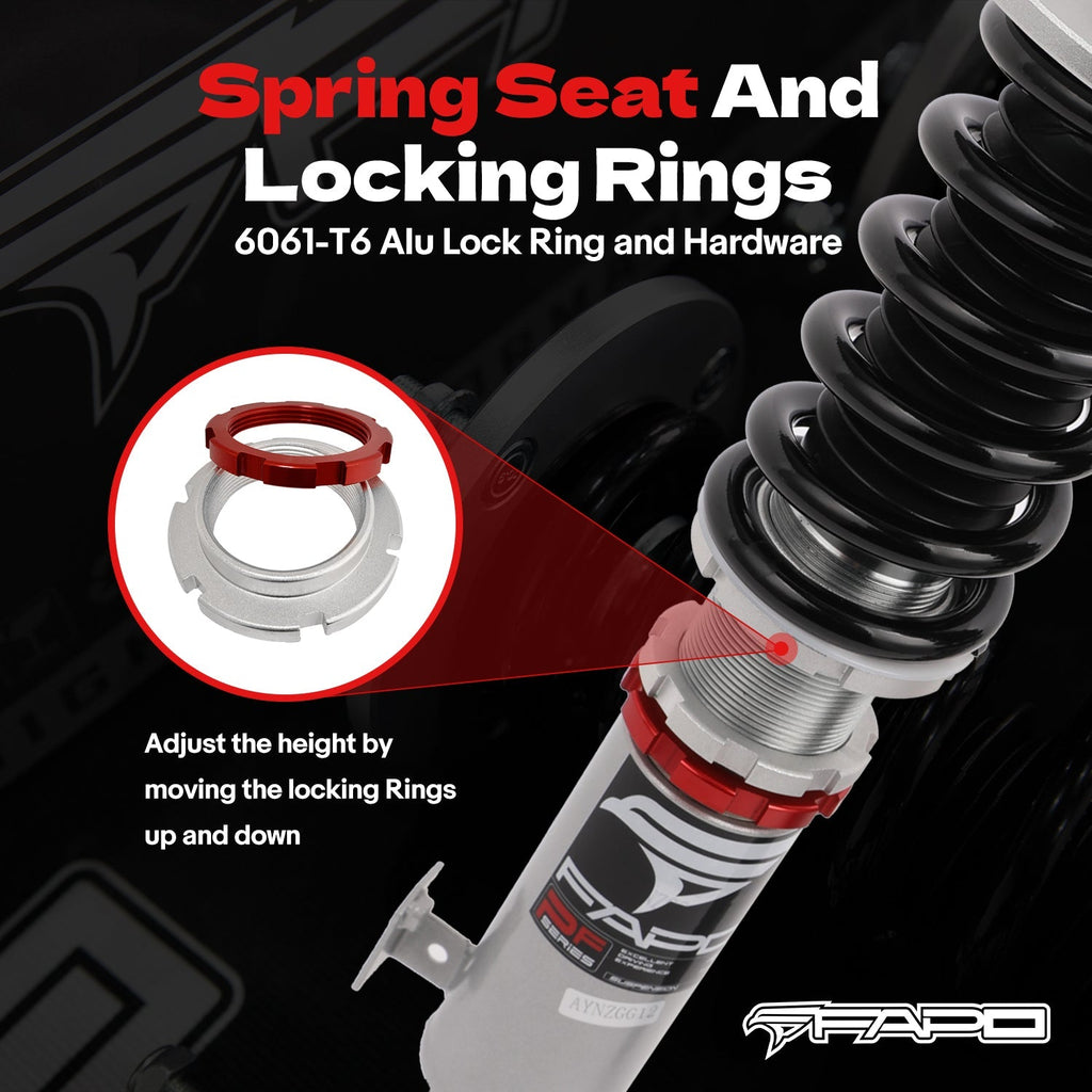 PF Custom 32-Level Damping Coilover for Honda Accord 2003-2007 & Acura TSX 2004-2008 PF012320-CUSTOM