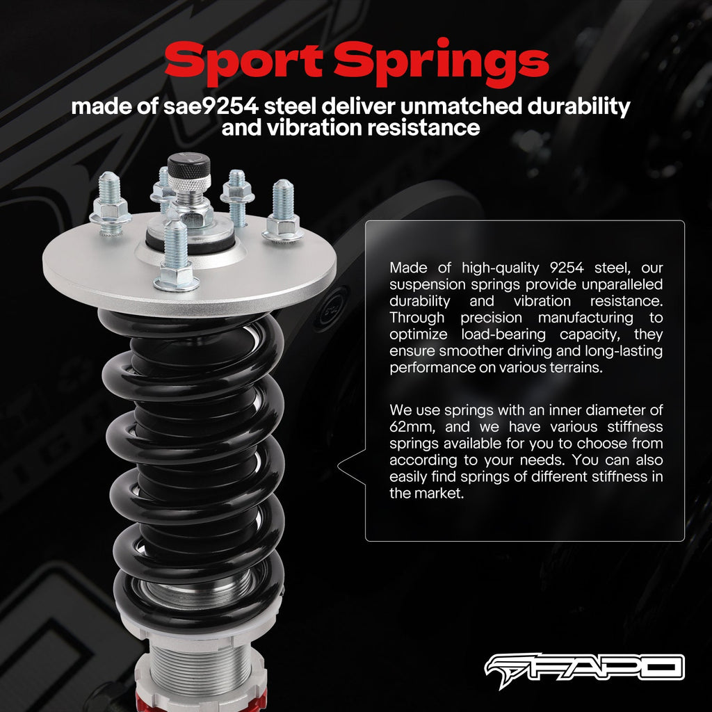 32-Level Damping Coilover for Honda Accord 2003-2007 & Acura TSX 2004-2008 PF012320