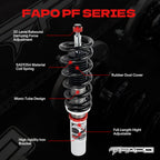 32-Way Adjustable Damping Coilover for Audi A4 4th Gen FWD B8/8K 2008-2016 & Audi S4 B8/8K 2009-2016 PF014330