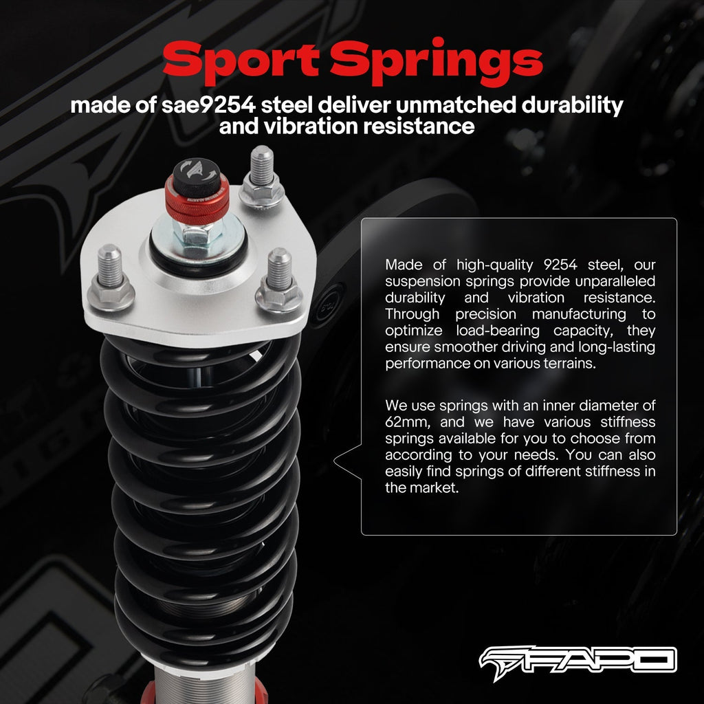 PF Custom 32-Way Adjustable Damping Coilover for Lexus IS200/IS300 1st Gen GXE10/JCE10/SXE10 1999-2005 PF015430-CUSTOM