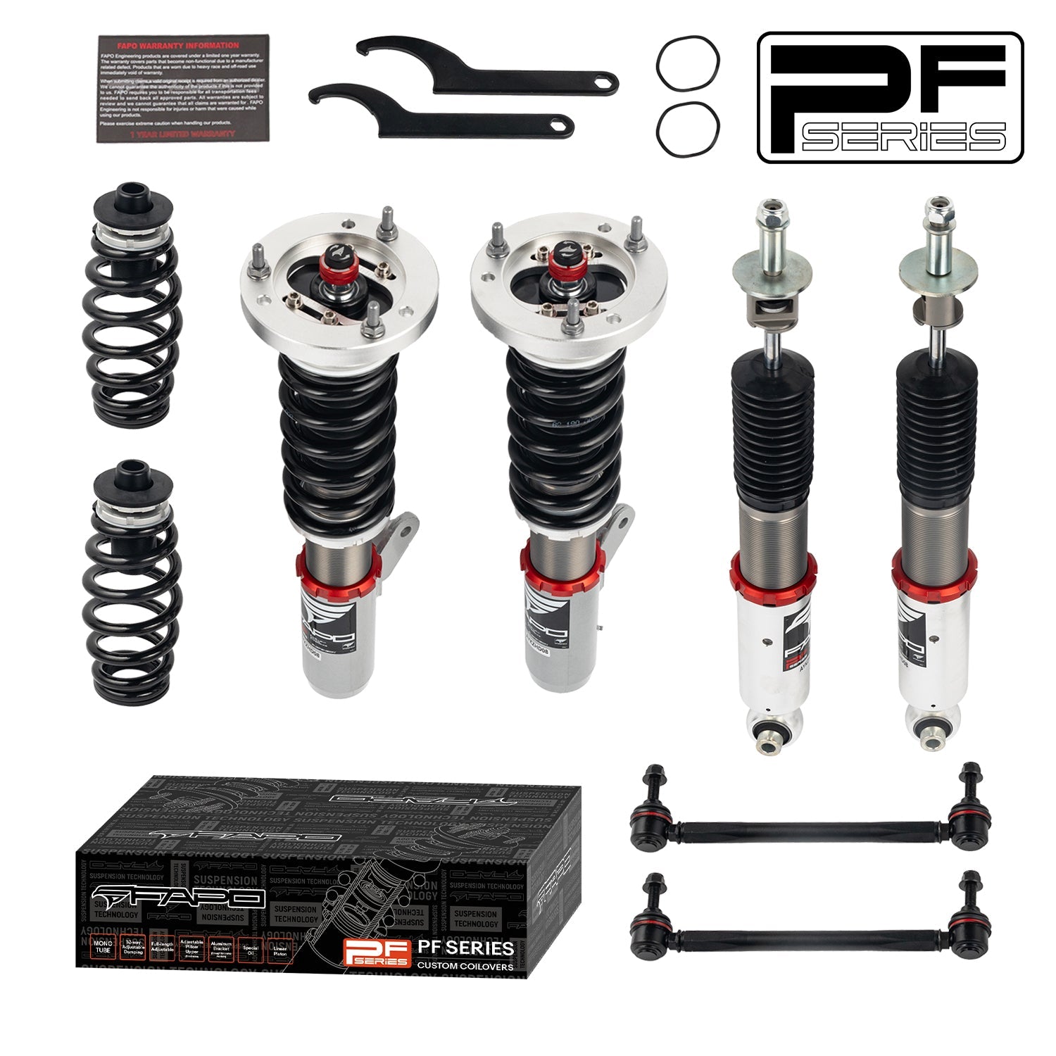 32-Level Damping Coilover for BMW 1 Series E82 2011 &BMW M3 E90/E92/E93 2007-2013 PF016430