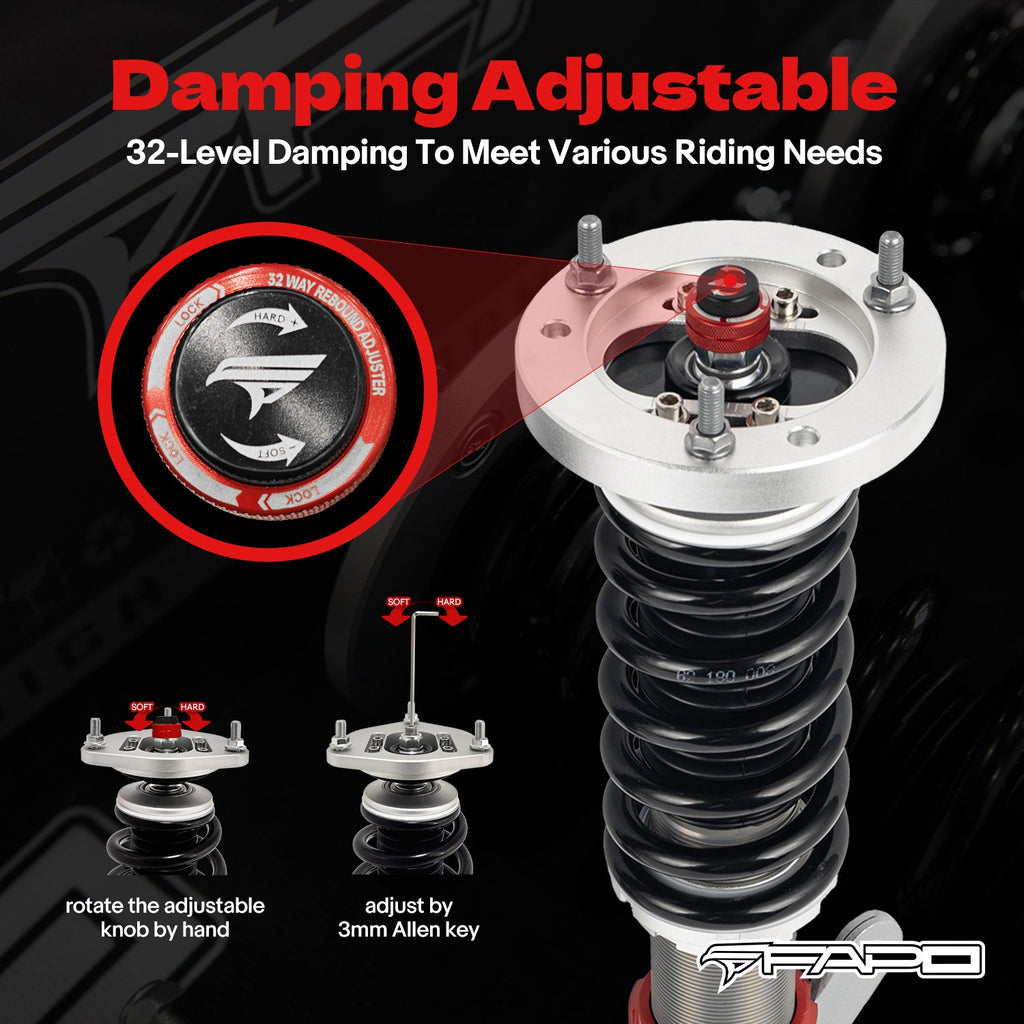 32-Level Damping Coilover for BMW 1 Series E82 2011 &BMW M3 E90/E92/E93 2007-2013 PF016430