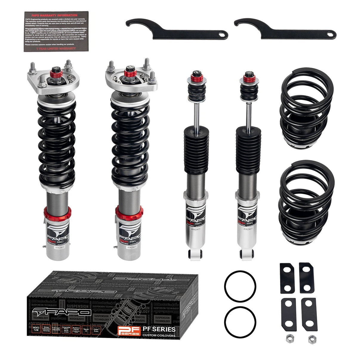 PF Custom 32-Level Damping Coilover For Ford Mustang 4th Gen SN-95 1994-2004 PF017430-CUSTOM