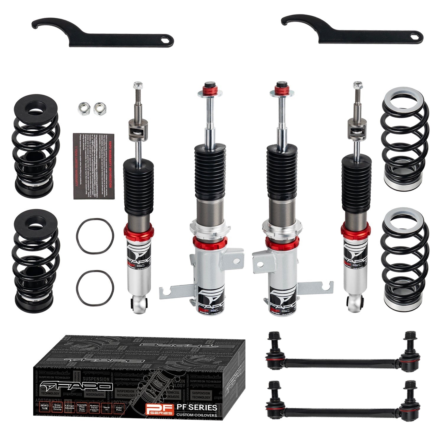32-Level Damping Coilover for 2010-2020 Buick Regal / LaCrosse Chevy Malibu / Impala Opel Insignia PF019730