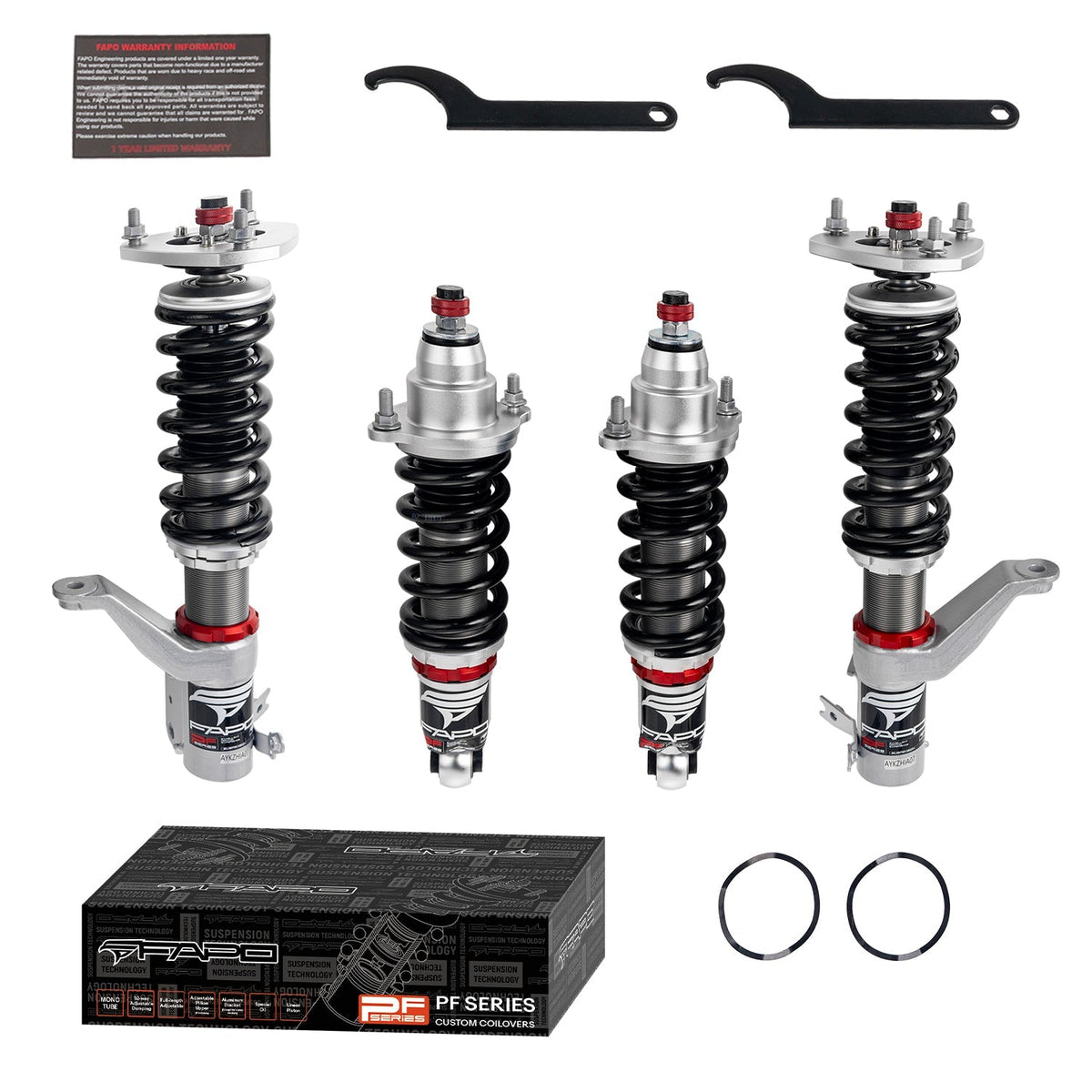 PF Custom 32-Level Damping Coilover For Honda CR-V 2nd Gen RD4-RD9 2002-2006 PF022130-CUSTOM