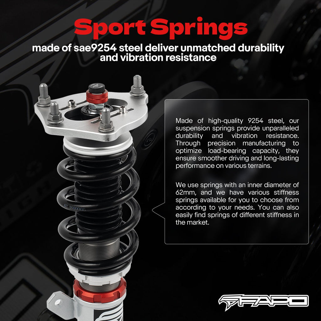 32-Level Damping Coilover for Honda Civic 2016-2025 / Honda Insight 2019-2022/Honda Integra 2022+ PF022730