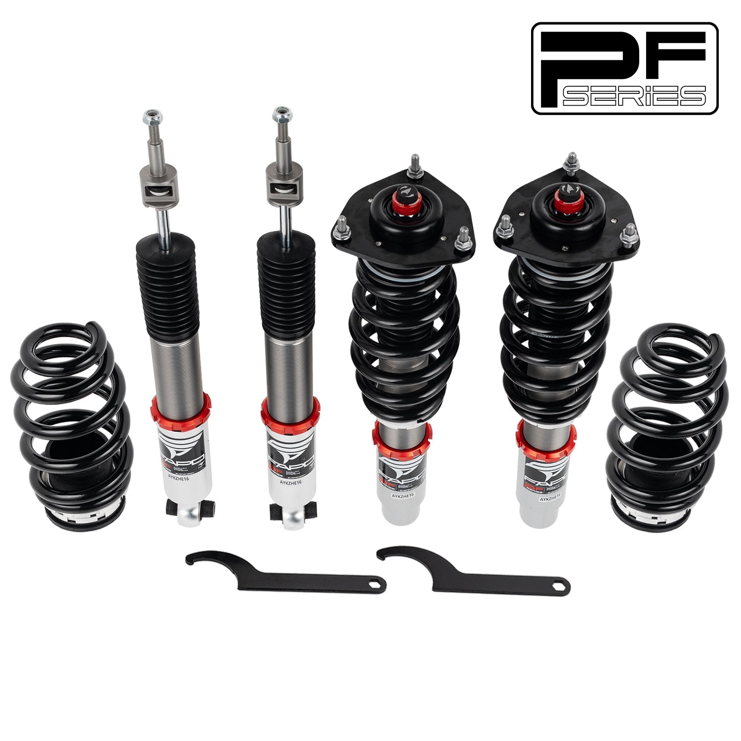 32-Level Damping Coilover For Audi A4 5th Gen AWD B9/8W / A5 Cabriolet 2WD F57 / A6 C8/4K / S4 B9/8W / RS5 B9/F5 2016-2024 PF024030