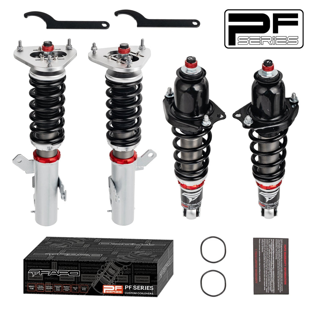 PF Custom 32-Level Damping Coilover for 2006-2019 Toyota Corolla E140/E150/E160 / Matrix / Pontiac Vibe PF025730-CUSTOM