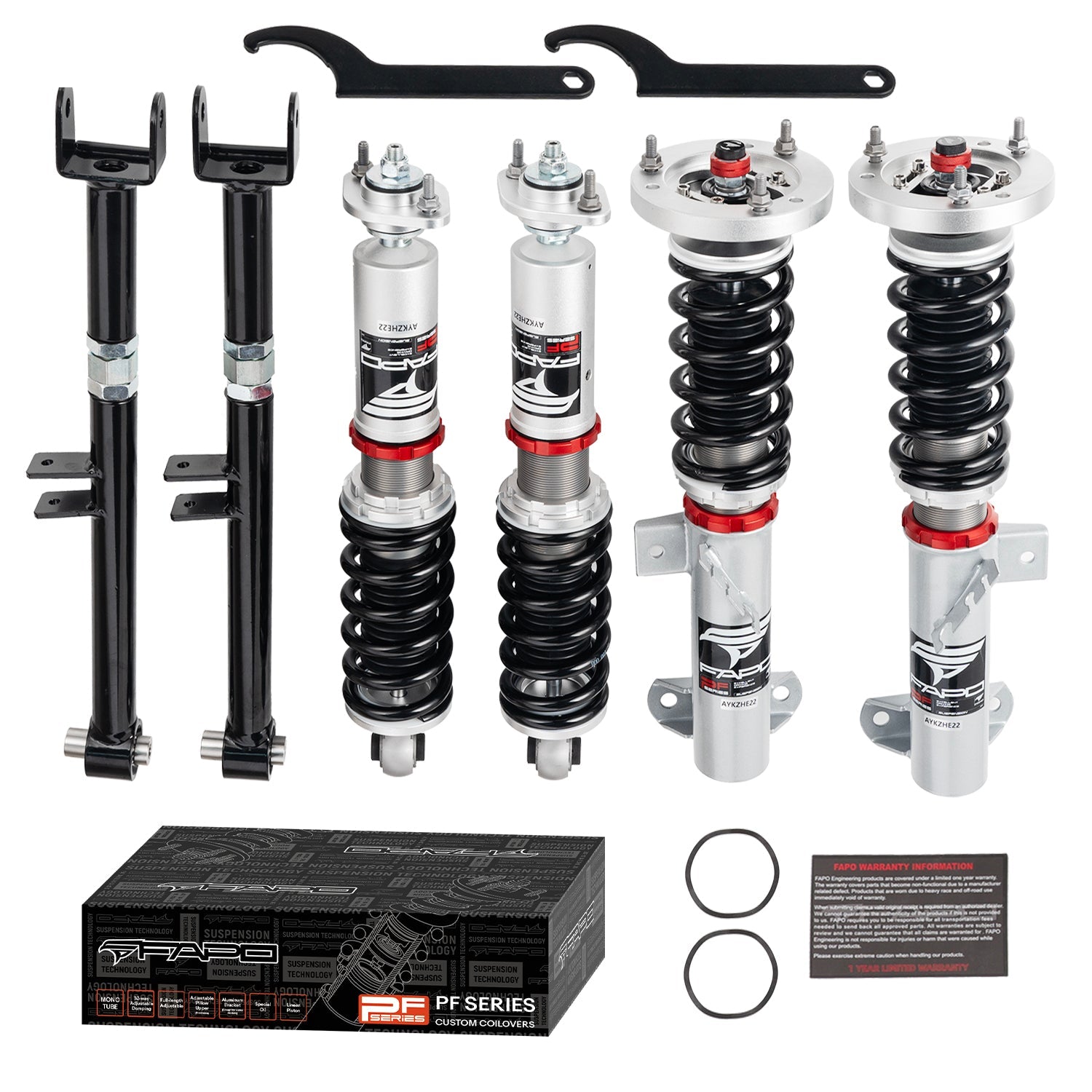 32-Level Damping Coilover for 1990-2000 BMW 3 Series 3rd Gen E36 (Non-M) PF026030