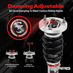 PF Custom 32-Way Adjustable Damping Coilover for BMW 3 Series 4th Gen (Rear Integrated) E46 (non-M) 1997-2006 PF026130-CUSTOM