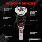 32-Way Adjustable Damping Coilover for BMW 3 Series 4th Gen (Rear Integrated) E46 (non-M) 1997-2006 PF026130