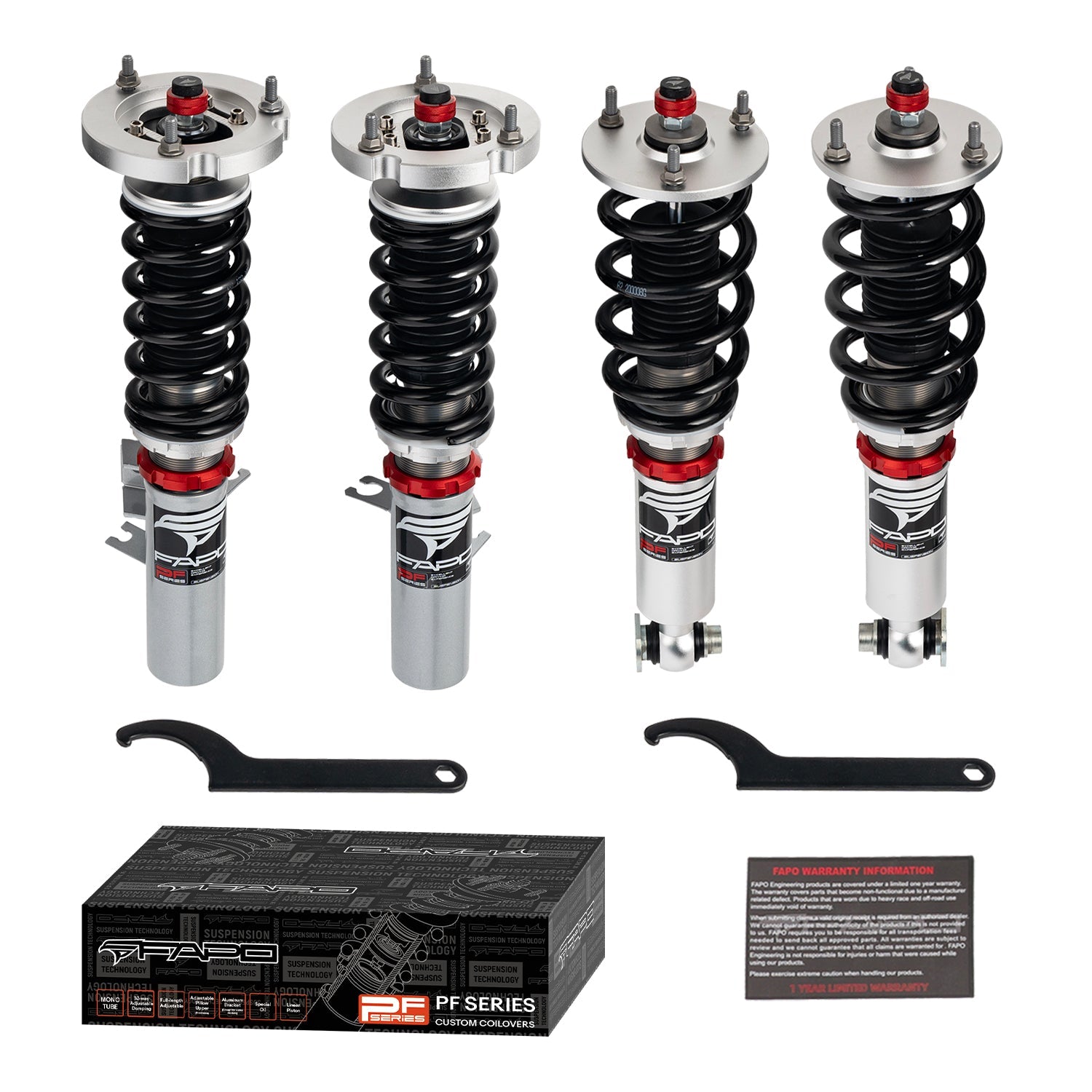 32-Level Damping Coilover for 1976-1989 BMW 5 Series E28 / 6 Series E24 PF026830