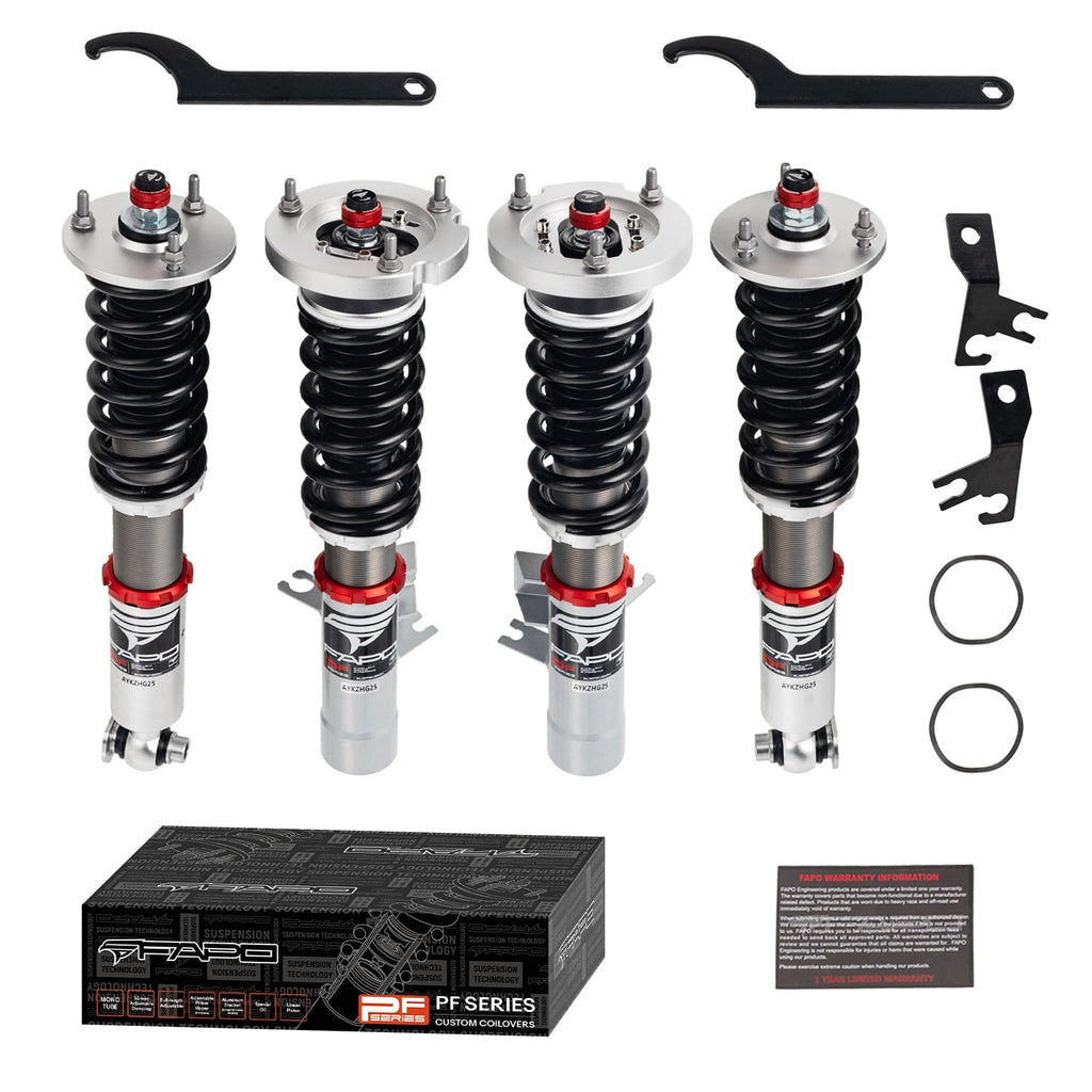 PF Custom 32-Level Damping Coilover for 1988-1996 BMW 5 Series 3rd Gen E34 PF026930-CUSTOM