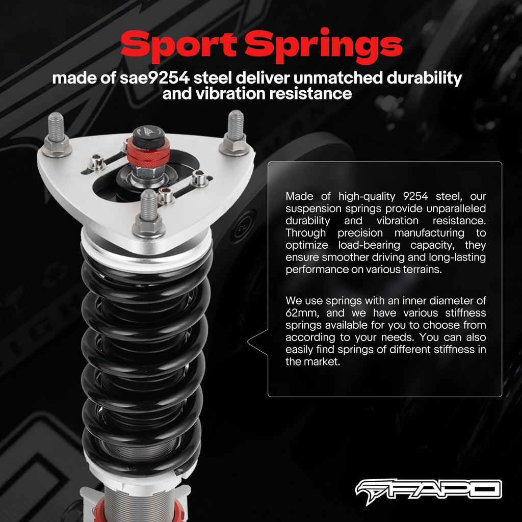 PF Custom 32-Way Adjustable Damping Coilover for Ford Mustang 6th Gen 2.3T/5.0L (without electronic damping) S550 2015-2023 PF027430-CUSTOM