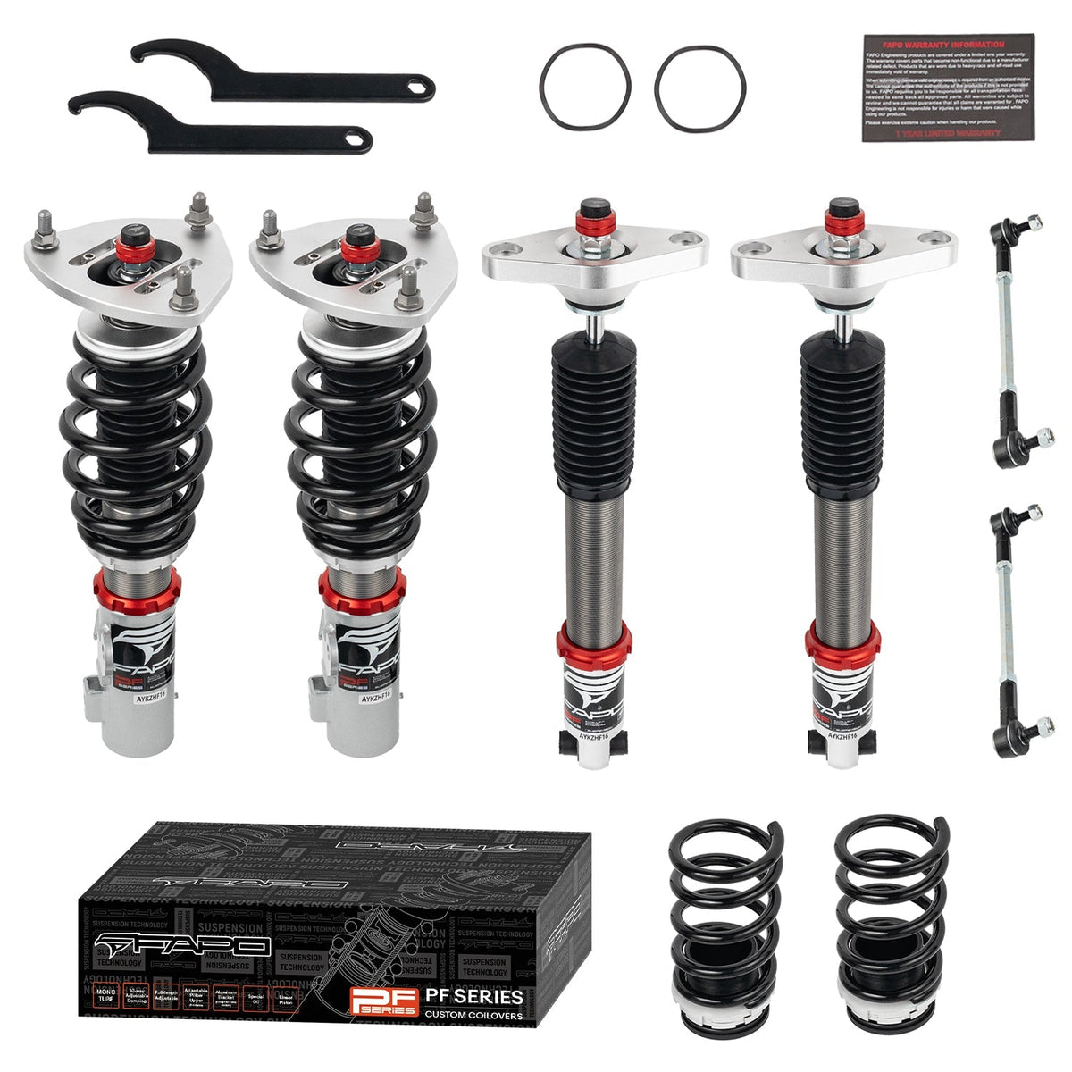 PF Custom 32-Level Damping Coilover For Hyundai Genesis Coupe 2nd Gen BK 2011-2015 PF029130-CUSTOM