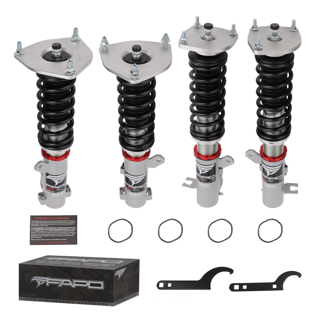 PF Custom 32-Level Damping Coilover for 2002-2008 Hyundai Tiburon GK & Coupe GK PF029320-CUSTOM