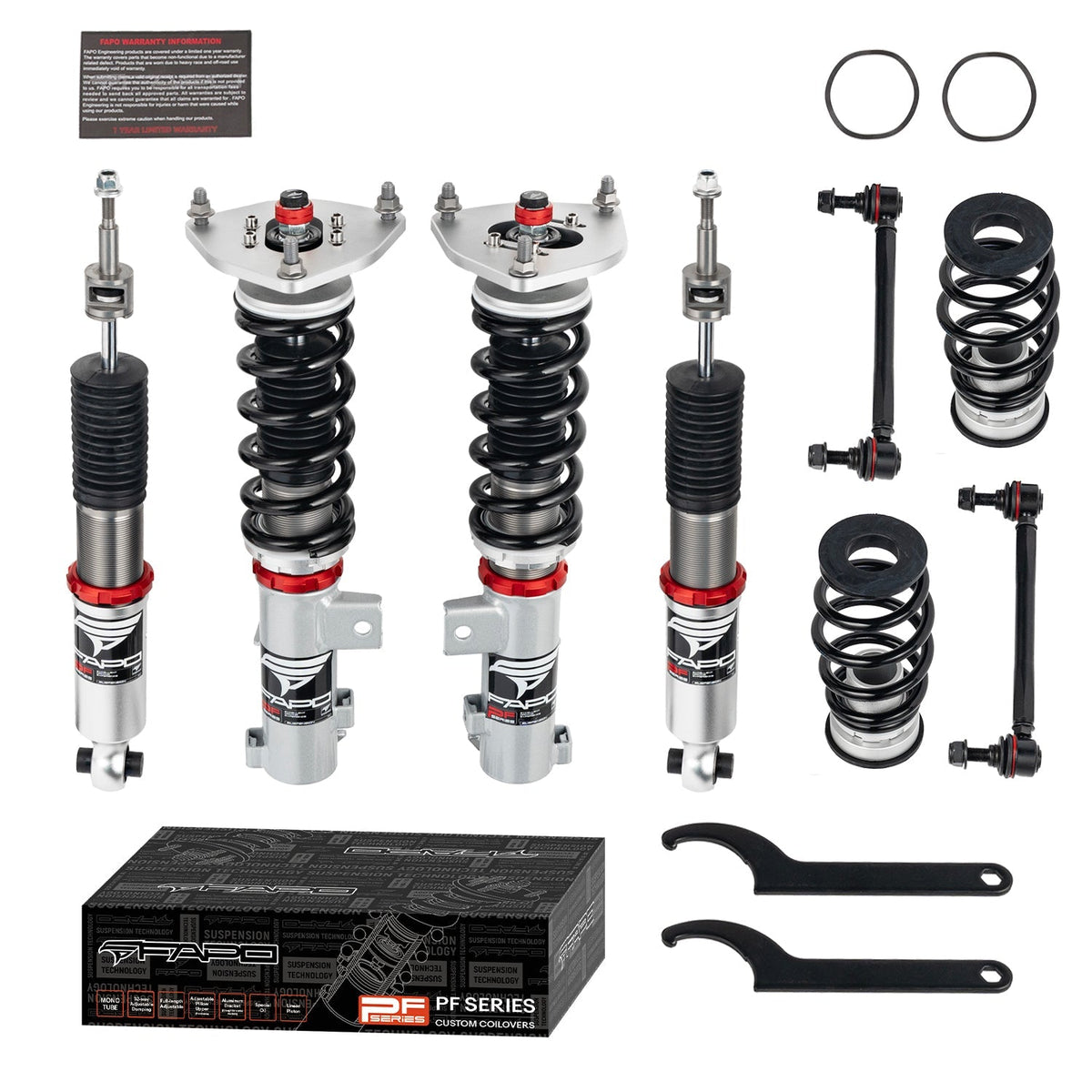 PF Custom 32-Level Damping Coilover for 2016-2025 Hyundai Elantra/ Kia Forte 2019-2024 PF029830-CUSTOM