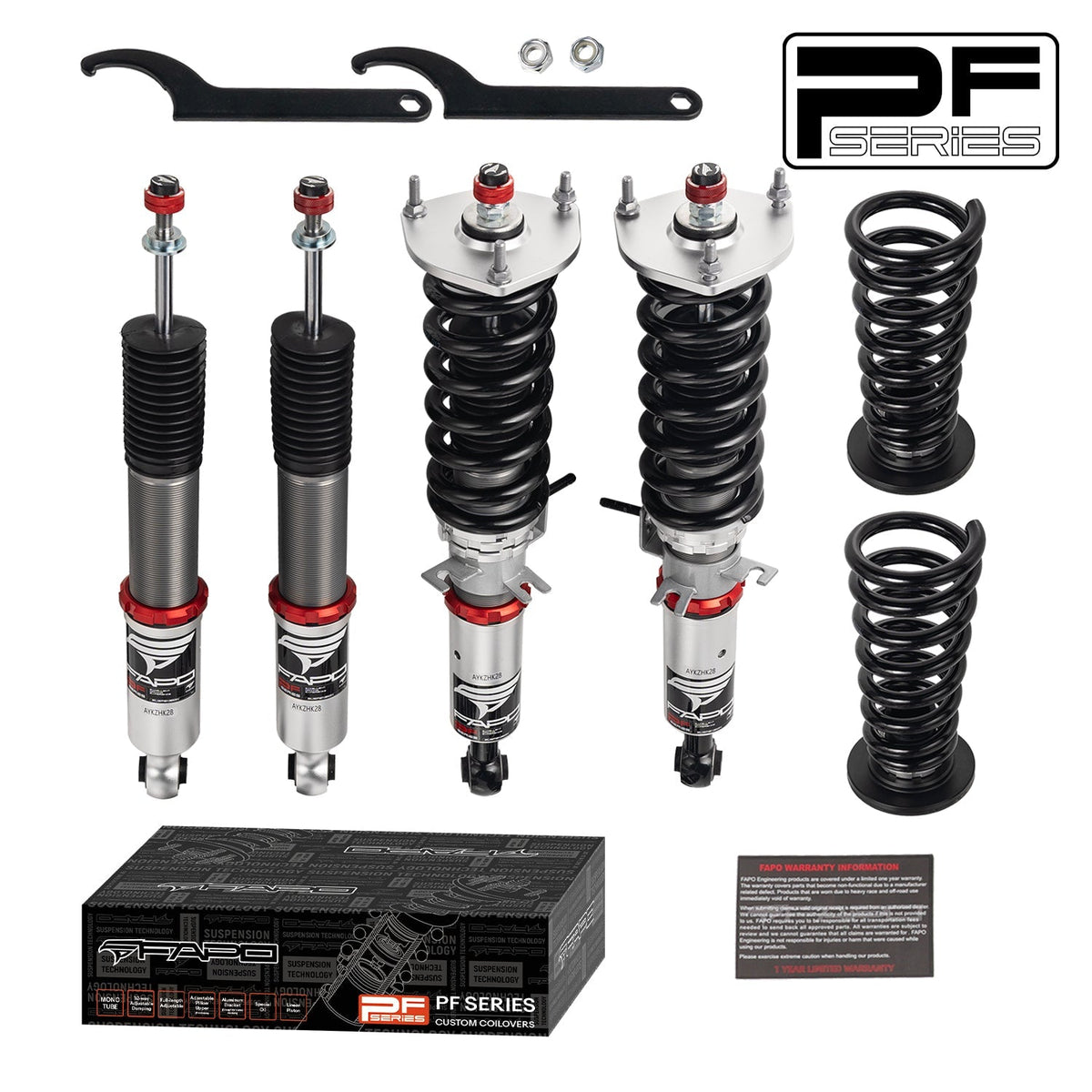 PF Custom 32-Level Damping Coilover For Infiniti EX25 / G37 Convertible V36 / Q60 Convertible CV36/V36 PF034730-CUSTOM