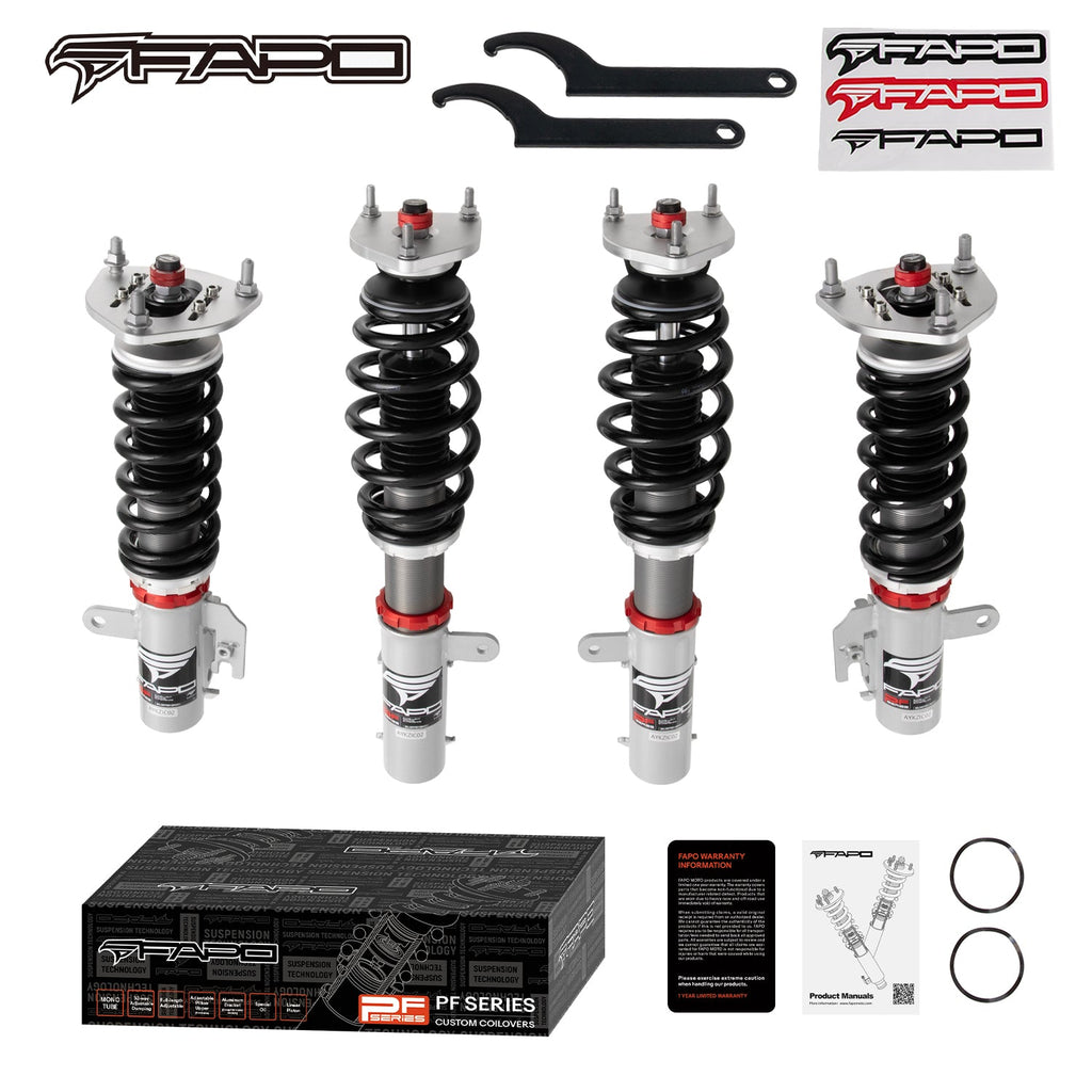 32-Level Adjustable Coilovers for 1996-2002 Toyota Camry 4th Gen SXV20 MCV20 PF035530
