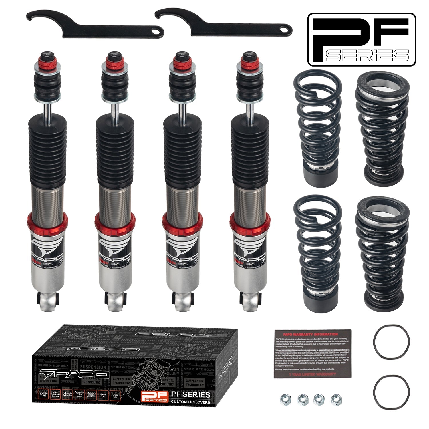 32-Level Damping Coilover for 1993-2003 Mercedes-Benz W202 / W210 / C208 – C-Class CLK E-Class PF036830