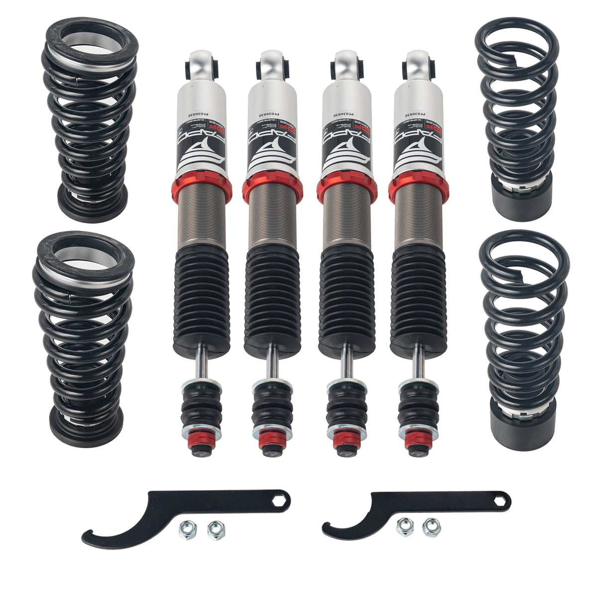 PF Custom 32-Level Damping Coilover for 1993-2003 Mercedes-Benz W202 / W210 / C208 – C-Class CLK E-Class PF036830-CUSTOM