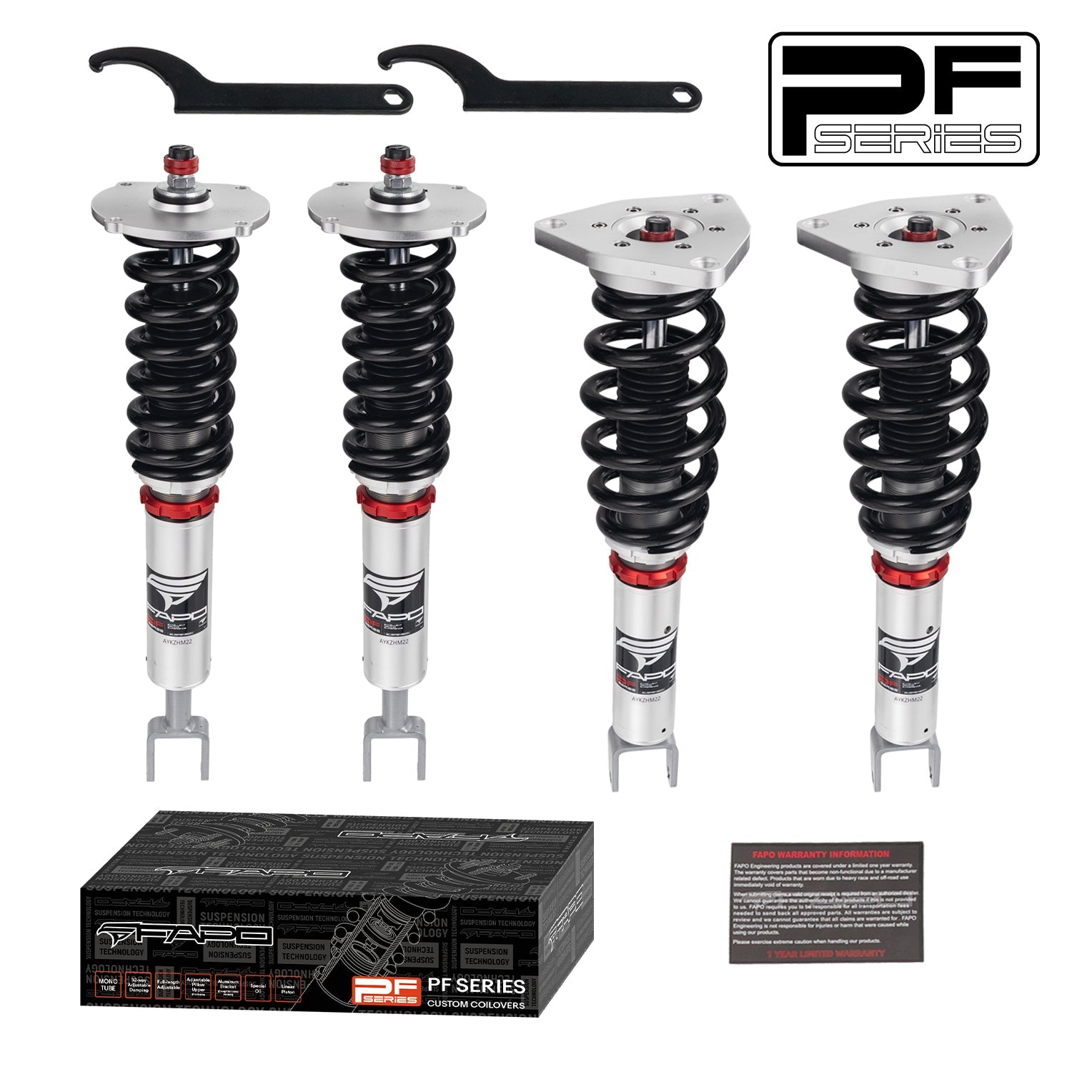 32-Level Damping Coilover For Volkswagen Phaeton 3D2 2002-2016 / Audi A8 2002-2009 PF039330