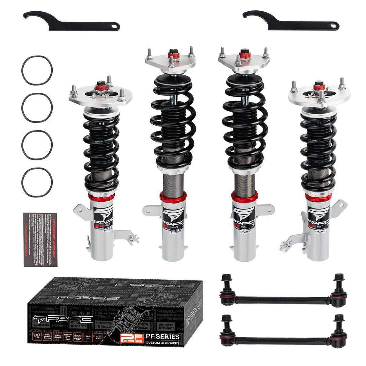 PF Custom 32-Level Damping Coilover For Toyota Camry 7th Gen SE 2011-2017 PF045030-CUSTOM