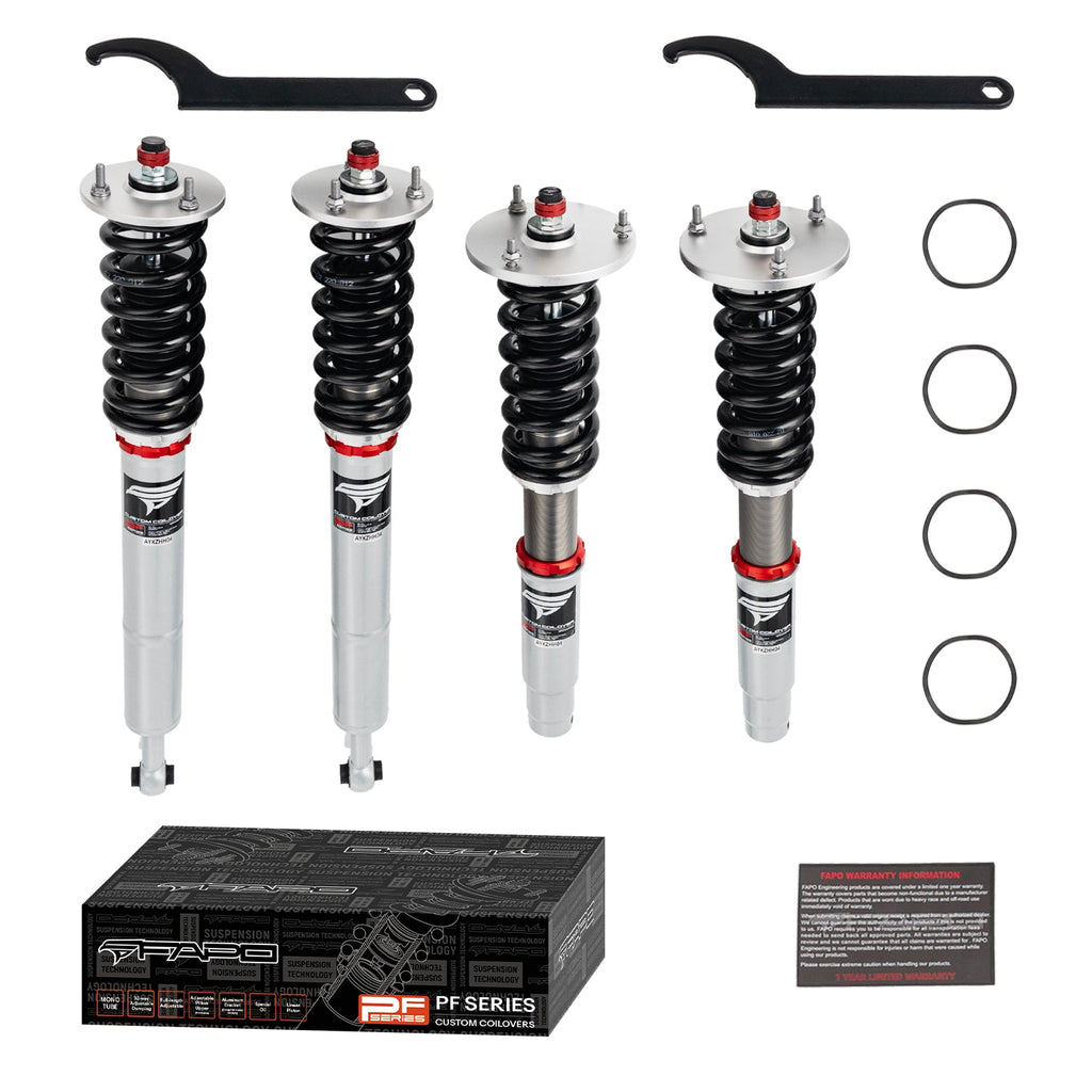 32-Level Damping Coilover for 1998-2006 Mercedes-Benz S-Class W220 / CL-Class C215 (AIRMATIC Compatible) PF046330