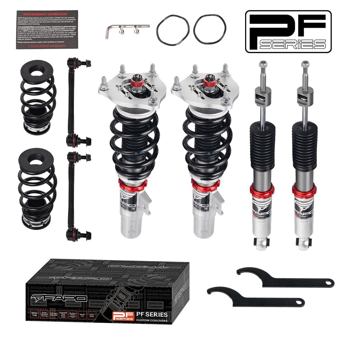 PF Custom 32-Level Damping Coilover For Honda Civic 10th Gen Type R FK8 2017-2020 PF052130-CUSTOM